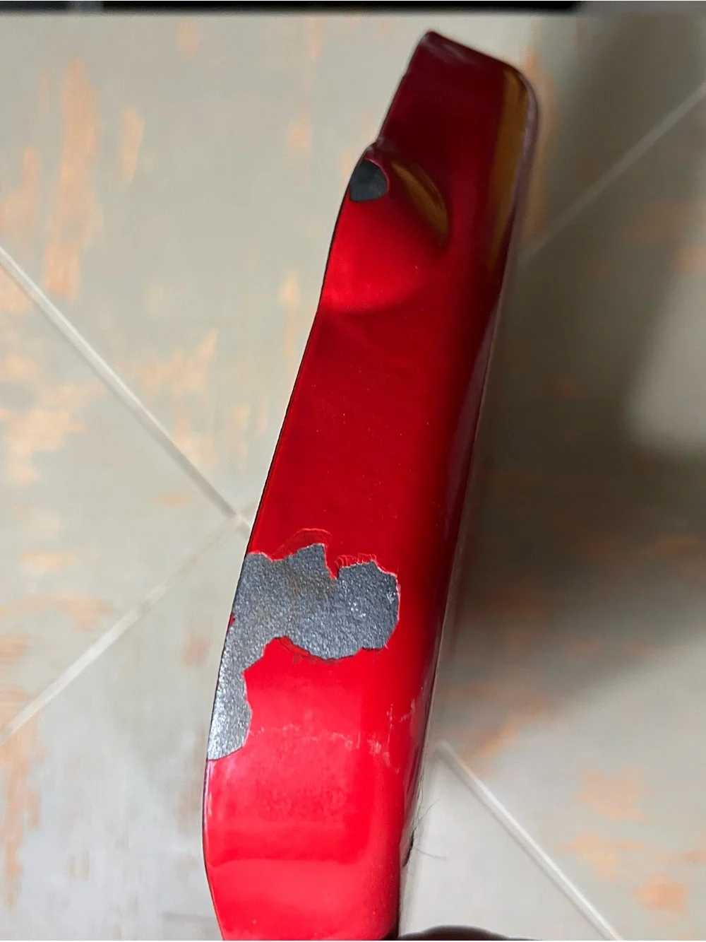 Red-Handled Square Cast Iron Grill Pan — Durable Nonstick Searing Skillet